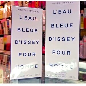 Issey Miyake L'eau Bleue D'Issey Pour Homme Eau de Toilette Natural Spray 2.5oz.